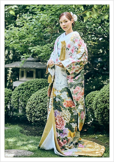桂由美 和装